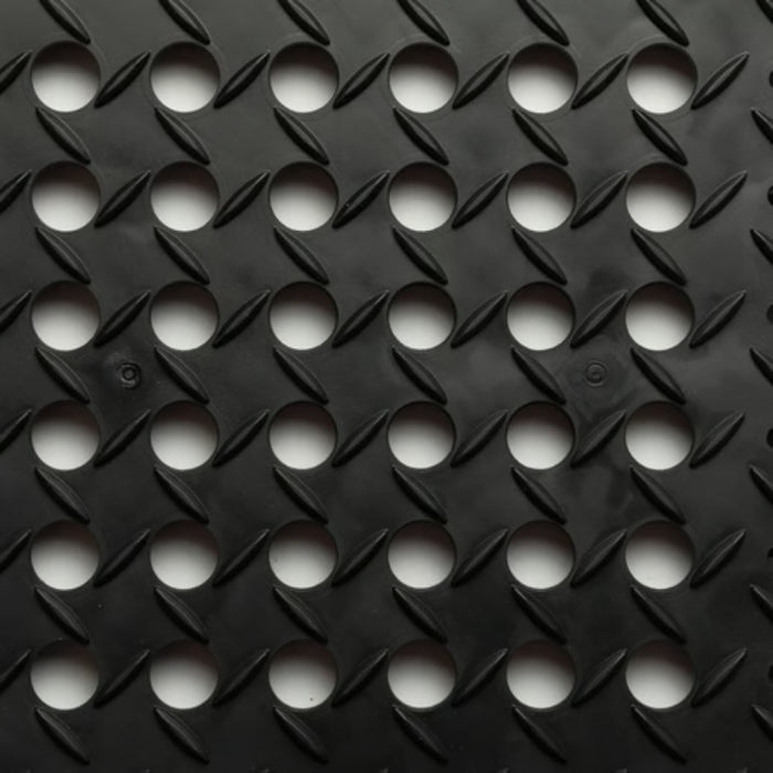 Notrax® Diamond Flex-Lok™ Drainage PVC Modular Floor Tiles - 620 Series - Black