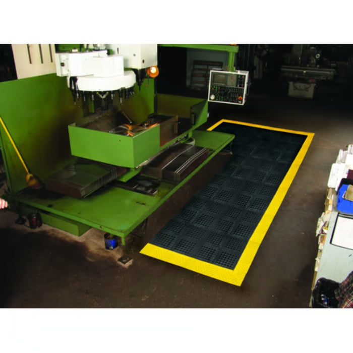 Notrax® Diamond Flex-Lok™ Interlocking Drainage Mat - 620 Series - Black/Yellow