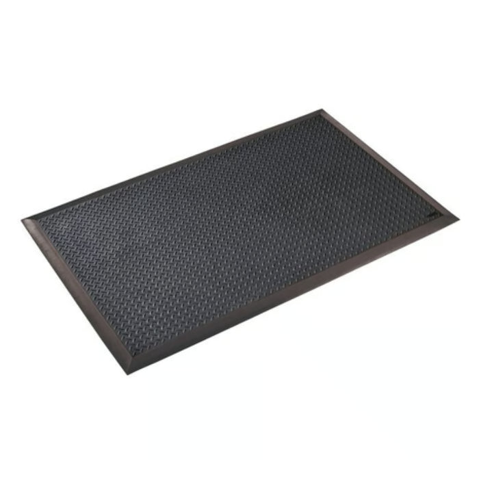 Notrax® Diamond Flex™ Nitrile FR Welding Anti Fatigue Mat - 646 Series - Black