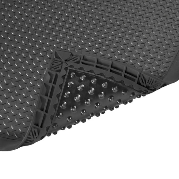 Notrax® Diamond Flex™ Nitrile FR Welding Anti Fatigue Mat - 646 Series - Black
