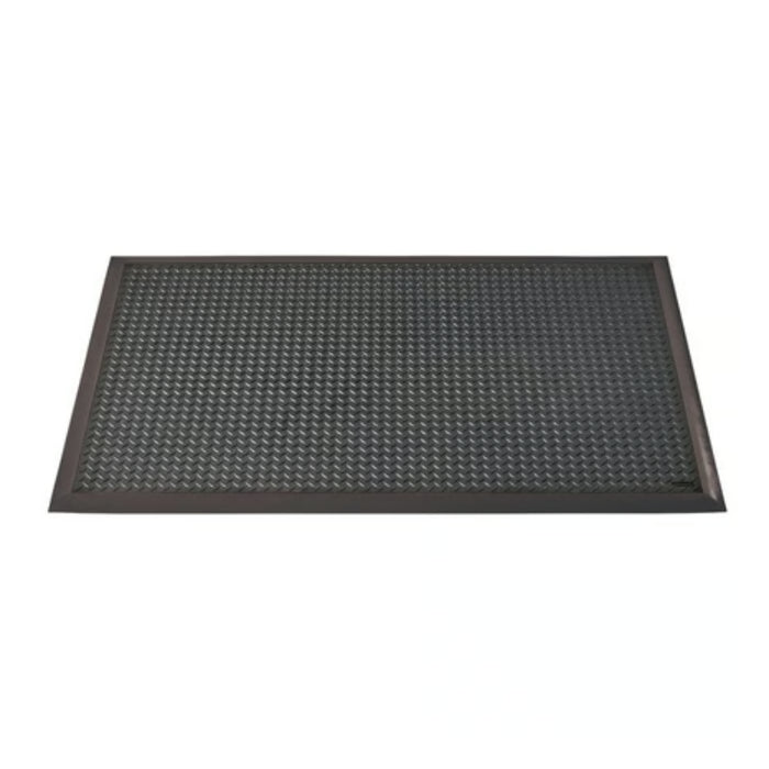 Notrax® Diamond Flex™ Nitrile FR Welding Anti Fatigue Mat - 646 Series - Black