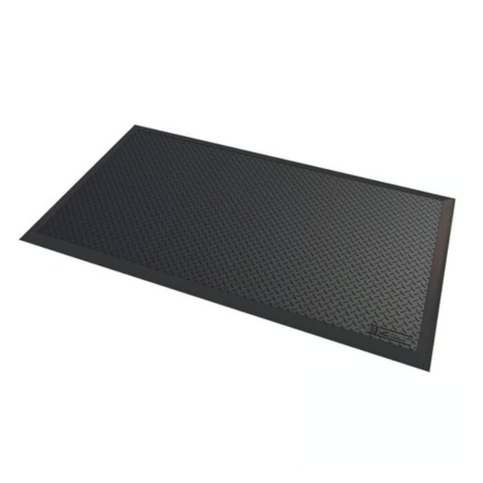 Notrax® Diamond Flex™ Nitrile FR Welding Anti Fatigue Mat - 646 Series - Black