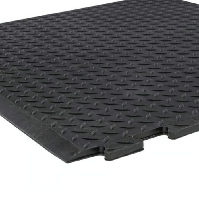 Notrax® Diamond Top Interlock™ Traction Interlocking Anti Fatigue Mat - 545 Series - Black