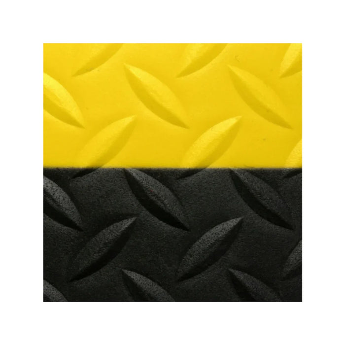 Notrax® Dyna-Shield® Sof-Tred™ Anti-Fatigue Mat Diamond - 419 Series - Black/Yellow