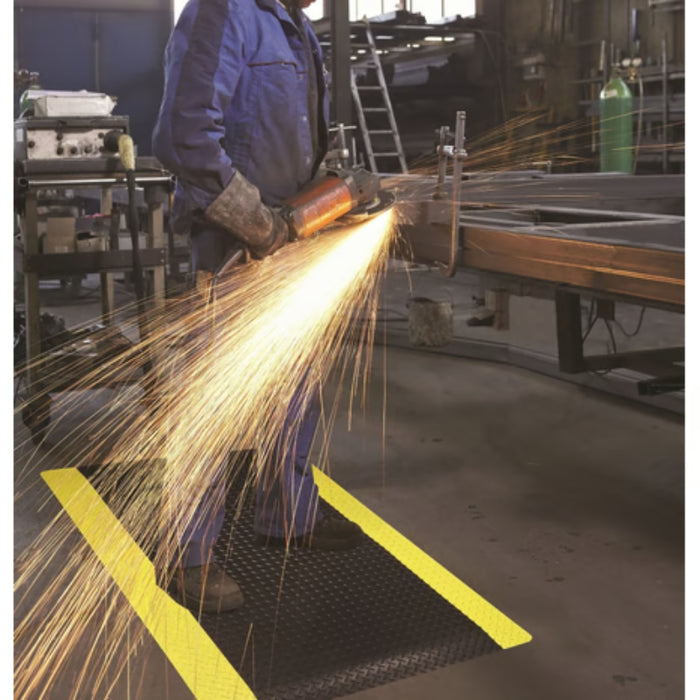 Notrax® Dura Trax® Anti-Fatigue Mat - 490 Series - Black/Yellow