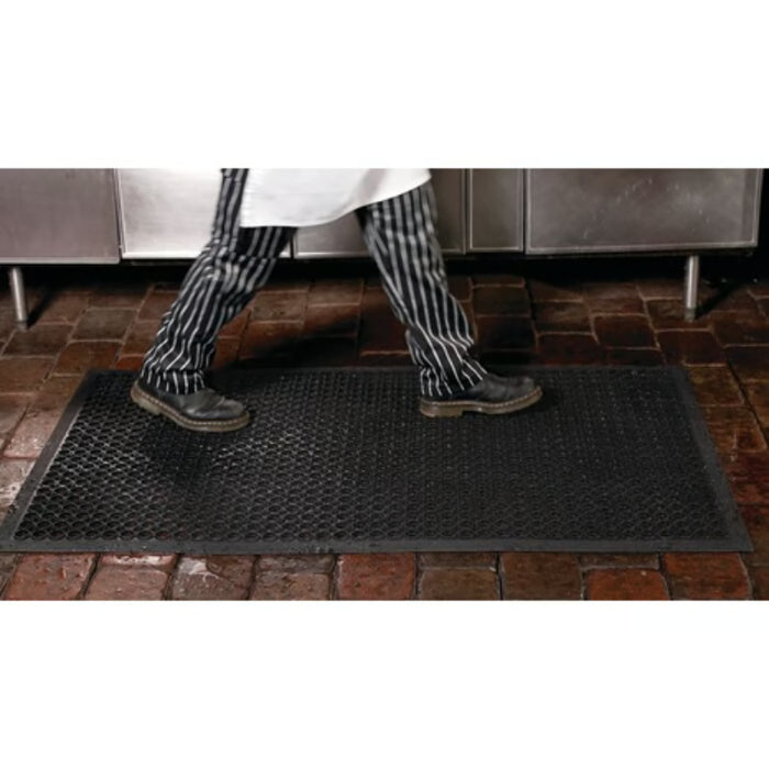 Notrax® Dura Trax® Grande™ Anti-Fatigue Mat - 990 Series - Black