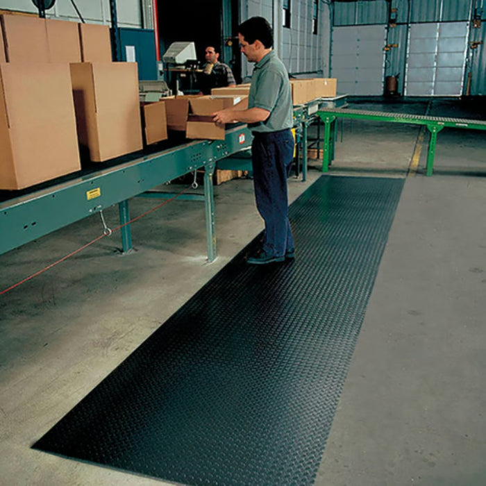 Notrax® Dyna-Shield® Sof-Tred™ Anti-Fatigue Mat Diamond - 419 Series - Black