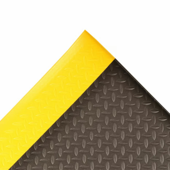 Notrax® Dyna-Shield® Sof-Tred™ Anti-Fatigue Mat Diamond - 419 Series - Black/Yellow