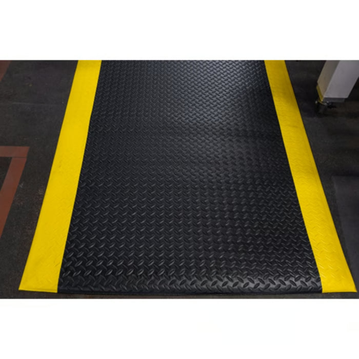 Notrax® Dyna-Shield® Sof-Tred™ Anti-Fatigue Mat Diamond - 419 Series - Black/Yellow