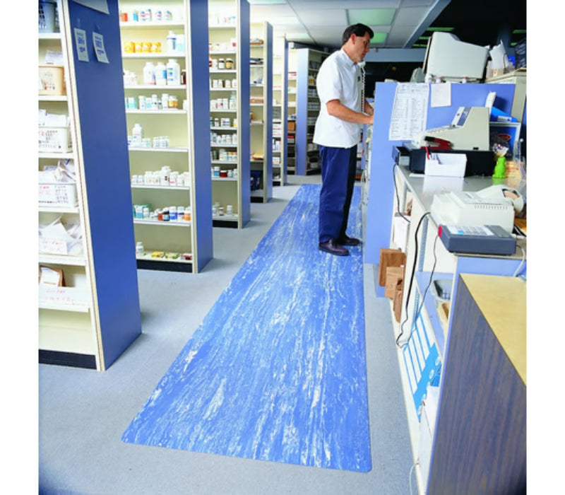 Notrax® Marble Sof-Tyle™ Grande™ Anti Fatigue Mat - 970 Series - Blue