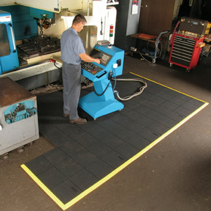 Notrax® Niru® Cushion-Ease® Interlock Anti-Fatigue Mat - 656S Series - Black