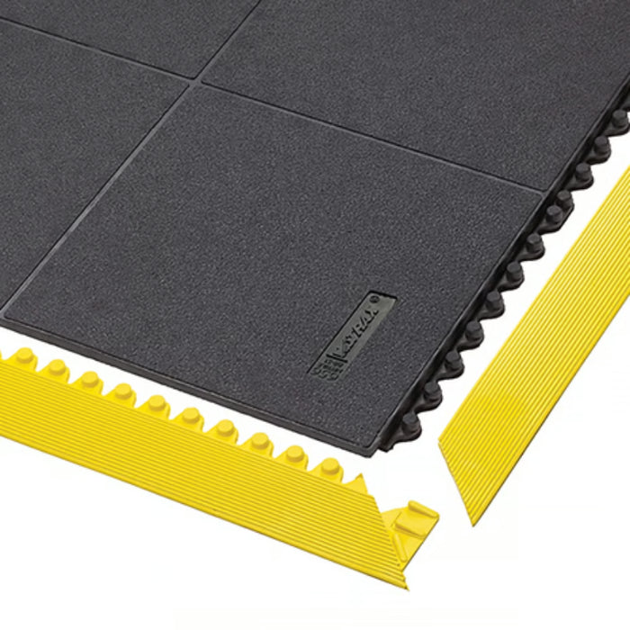 Notrax® Niru® Cushion-Ease® Solid Fire Retardant Floor Mat - 656SFR Series - Black