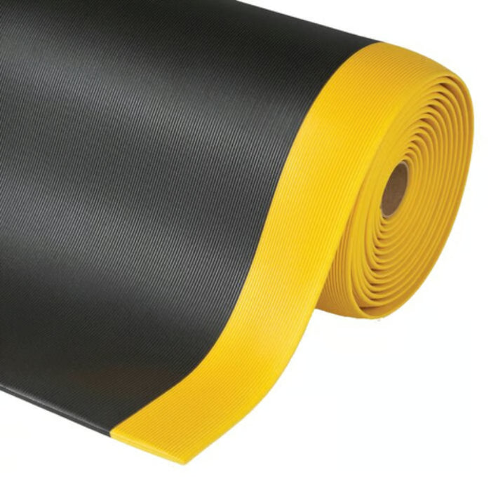 Notrax® Runner™ Dyna-Shield® Anti-Fatigue Mat - 413 Series - Black/Yellow