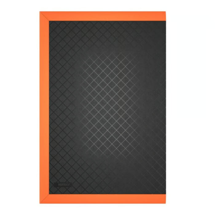 Notrax® Safety Stance® Solid Anti-Fatigue Mat - 649 Series - Black/Orange