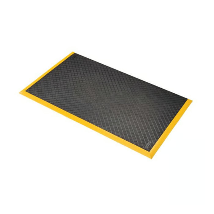 Notrax® Safety Stance® Solid Anti-Fatigue Mat - 649 Series - Black/Yellow