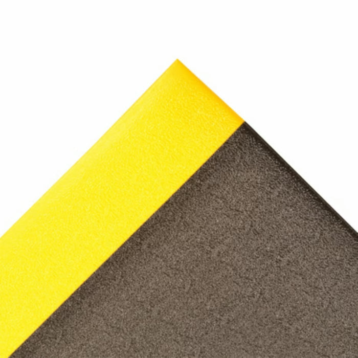 Notrax® Sof-Tred™ Anti-Fatigue Mat - 3/8" - 411 Series - Black/Yellow