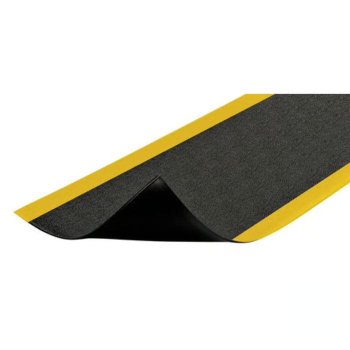Notrax® Sof-Tred™ Anti-Fatigue Mat - 3/8" - 411 Series - Black/Yellow