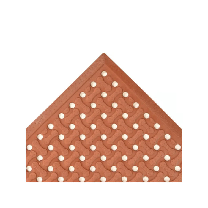 Notrax® Superflow™ Reversible Anti Fatigue Drainage Mat - T18 Series - Red
