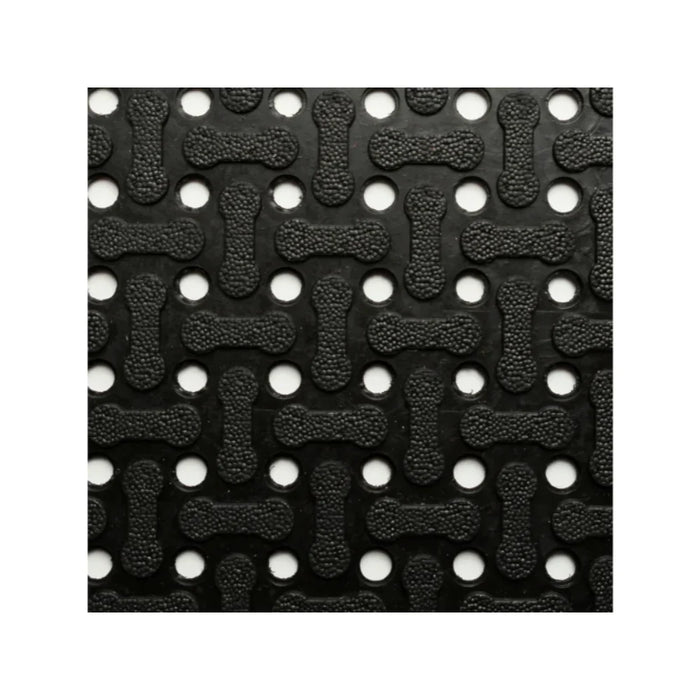 Notrax® Superflow™ Reversible Anti Fatigue Drainage Mat - T18 Series - Black