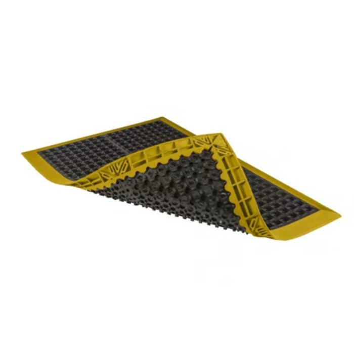 Notrax® Sure Step Anti-Fatigue Drainage Mat - 514 Series - Black/Yellow