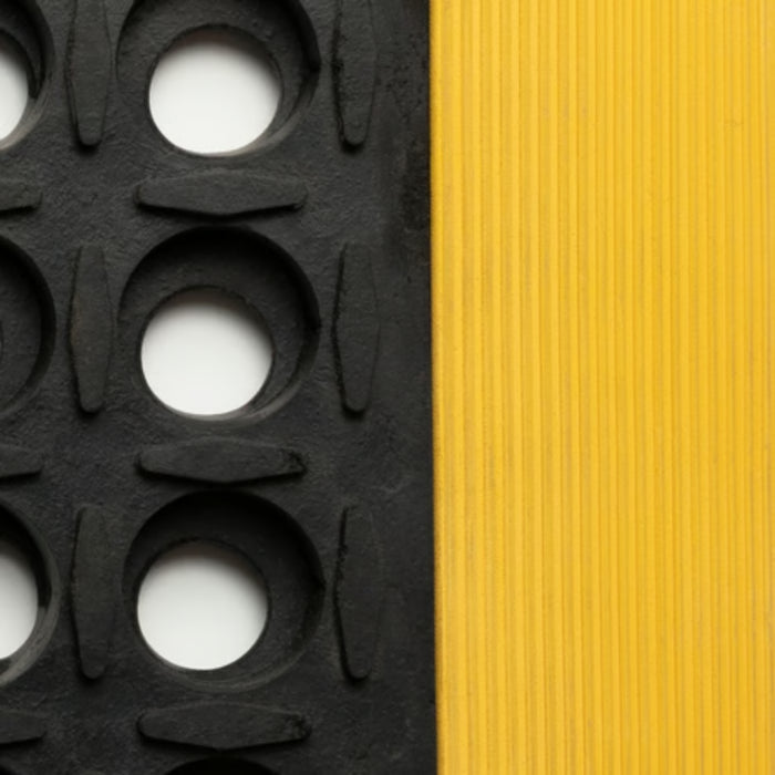 Notrax® Sure Step Anti-Fatigue Drainage Mat - 514 Series - Black/Yellow