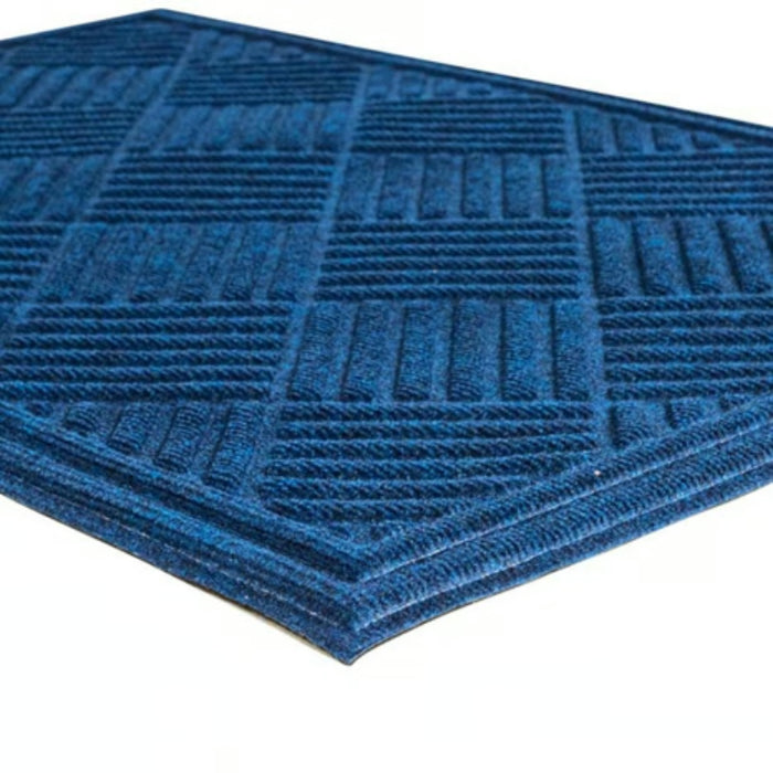 Notrax® Waffle Cte™ Moisture & Scraper Entrance Mat - 152 Series - Blue