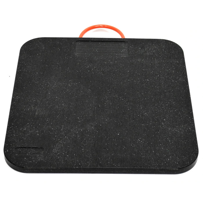 SafetyTech® Outrigger Crane Pad - 24" x 24" x 1" - 60000 Lbs Weight Capacity - Black