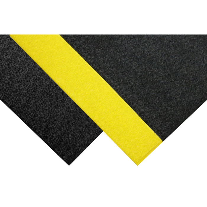 Sure Cushion Textured Floor Protection Anti Fatigue Mat - 427 Series - Yellow Border