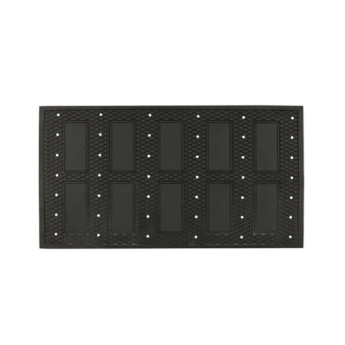 Traction Tread Grit Slip Resistant Workstation Mat - 51 Series - Black