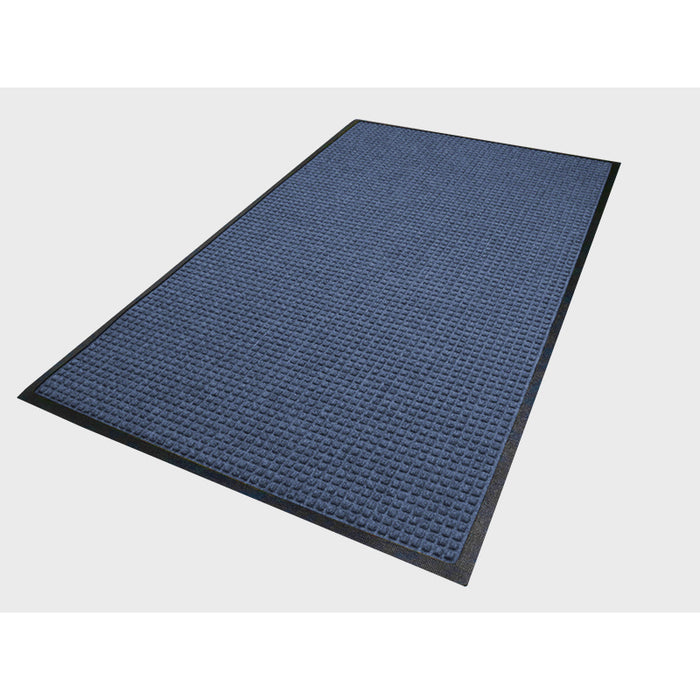 WaterHog® Classic Border 78-mil Entrance Mat with Universal Cleated Backing - 200 Series - Navy