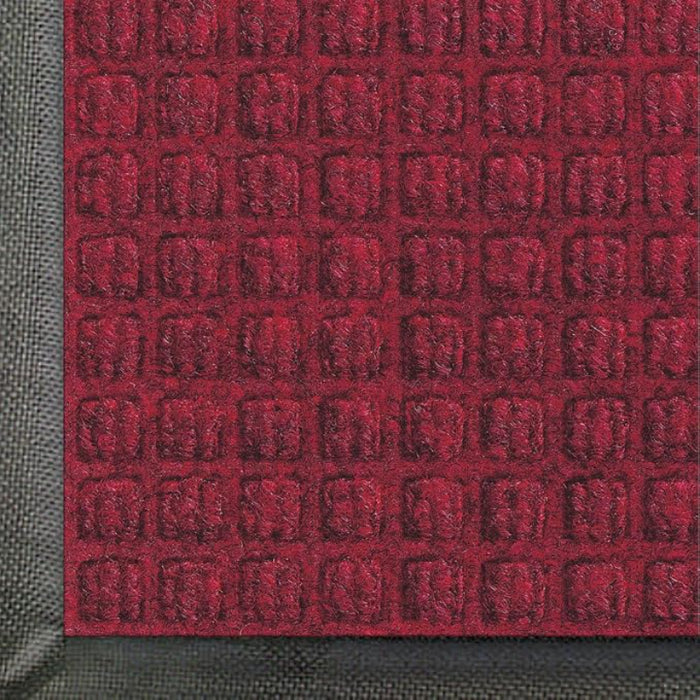 WaterHog® Classic Border 78-mil Entrance Mat with Smooth Backing - 200 Series - Red Black