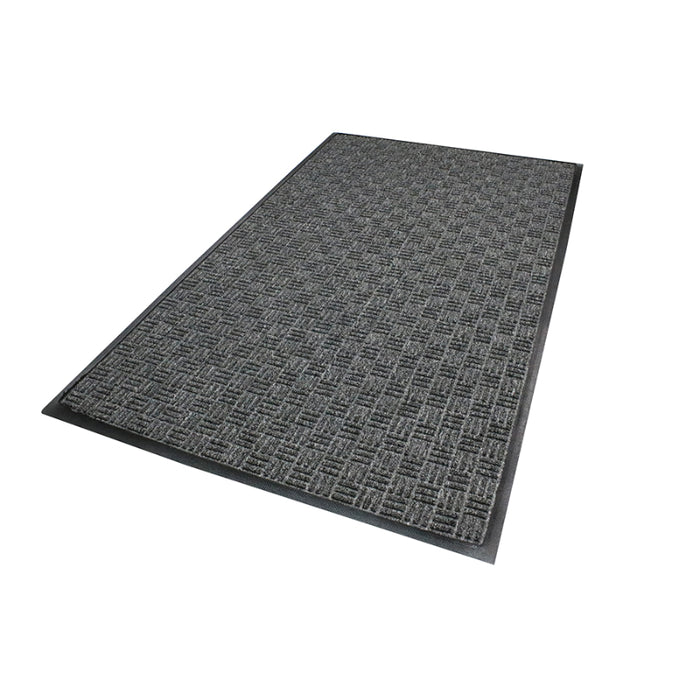 WaterHog® Masterpiece Select Classic Border Entrance Mat with Smooth Backing - 265 Series - Pewter