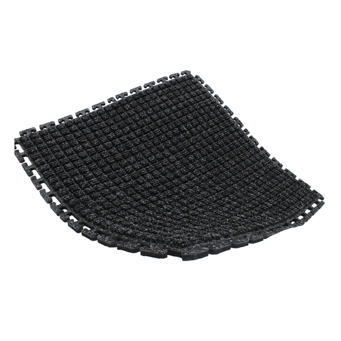 WaterHog® Modular Carpet Tile Side Border with 200-mil Universal Cleated Rubber Backing - 2210 Series