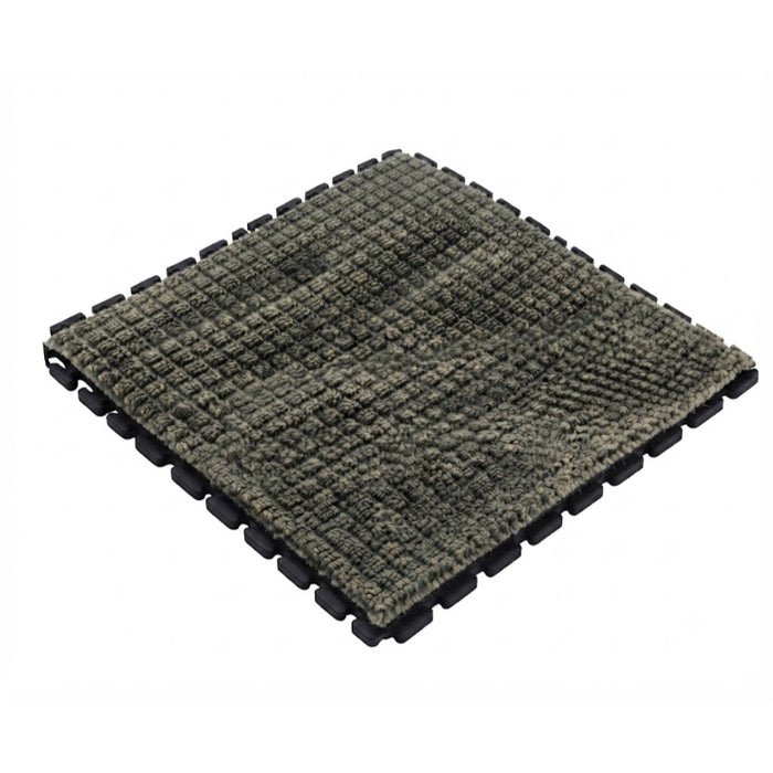WaterHog® Modular Carpet Tile Side Border with 200-mil Universal Cleated Rubber Backing - 2210 Series