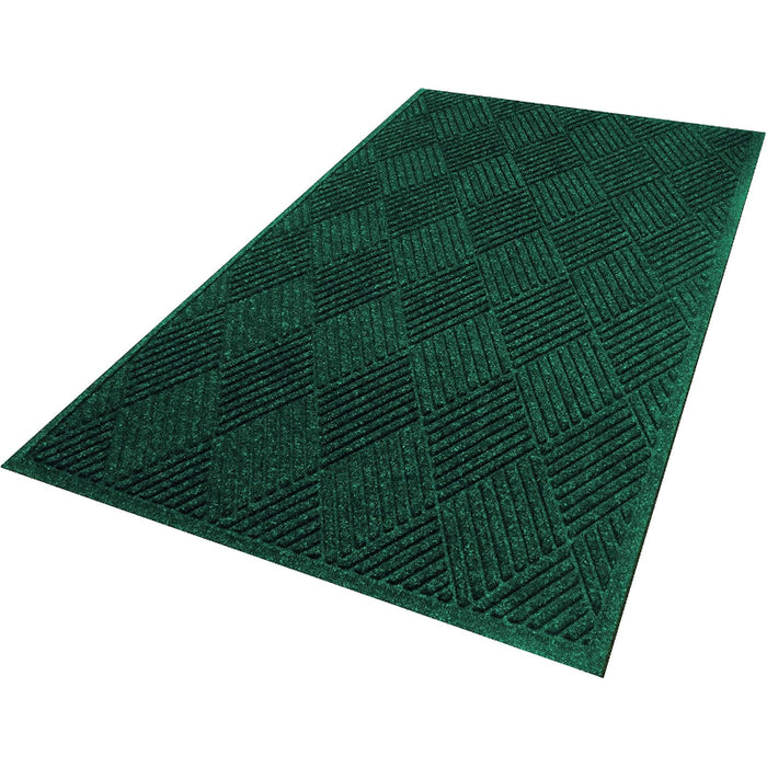 WaterHog® Max Diamond Scraper Fashion Border Entrance Mat with Universal Cleated Backing - 2297 Series - Southern Pine