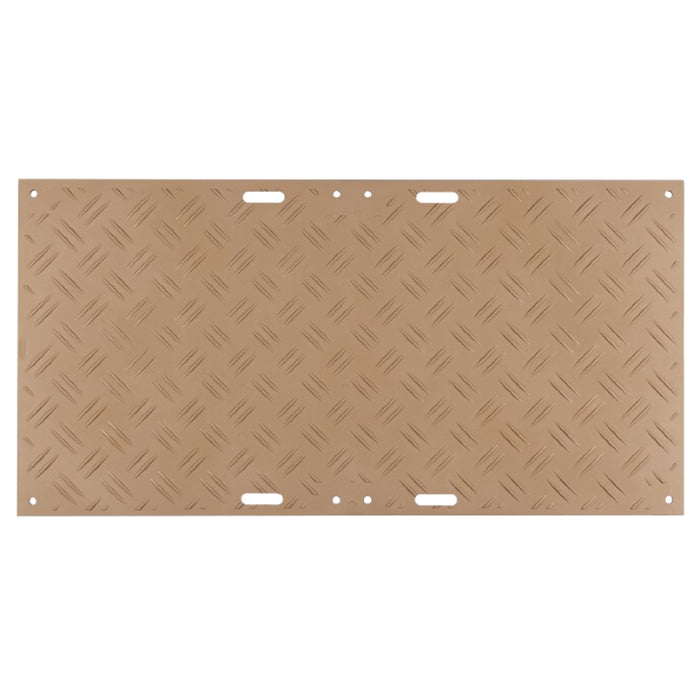 Duradeck® Ground Protection Mat - 4' x 8' - Beige - Lightweight Composite HDPE