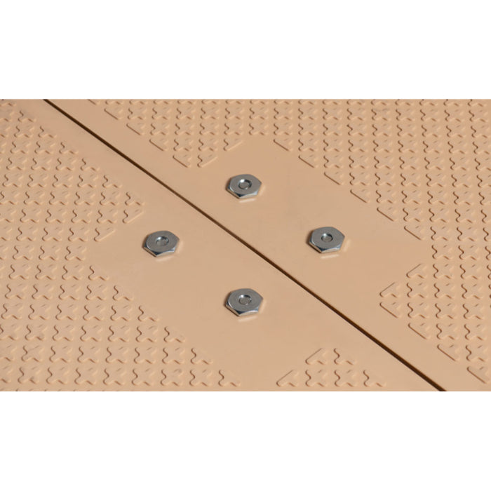 Duradeck® Ground Protection Mat - 4' x 8' - Beige - Lightweight Composite HDPE