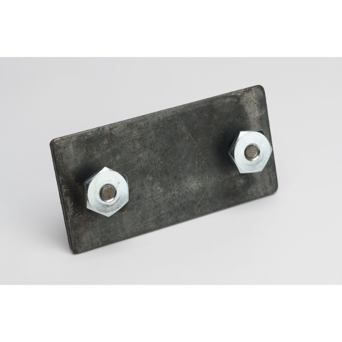 Duradeck Solid Steel Connection Locking Plate - 2 Bolt