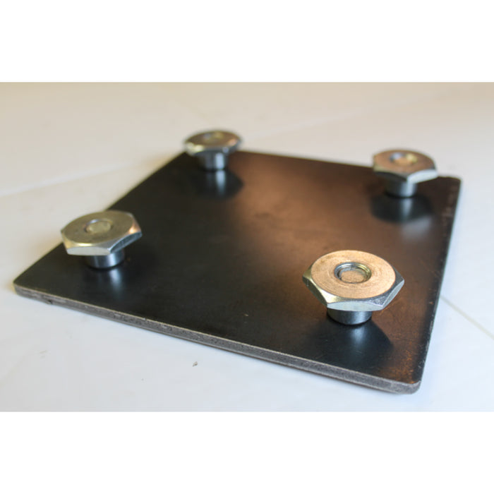 Duradeck Solid Steel Connection Locking Plate - 4 Bolt