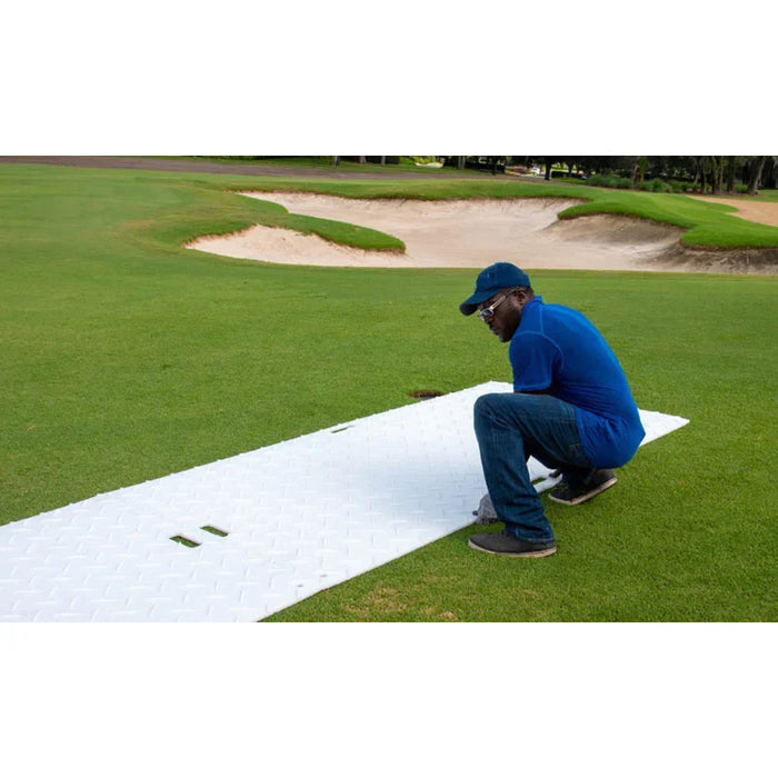 Bluegator® Ground Protection Mat - 3' wide x 8' Long - No Rubber - Tan