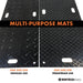 Diamond Thread Mat Ground Protection Mat - Heavy Duty - Diamond Tread Pattern - 1/2
