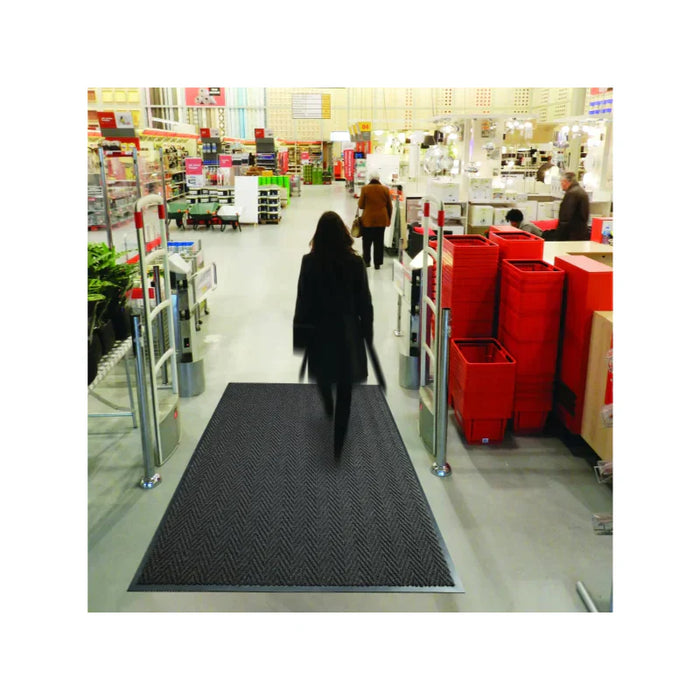 Notrax® Arrow Trax® Low Profile Scraper Entrance Floor Entry Mats - 2' x 3' Feet - Charcoal