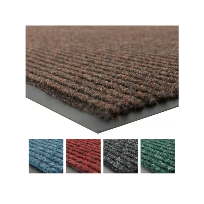 Notrax® Brush Step® Low Profile Entry Rug Floor Mats - 2' x 3' Feet - Brown