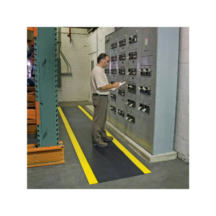 Notrax® Diamond Switchboard Floor Matting 831 Series - 4' x 75' Feet - Black