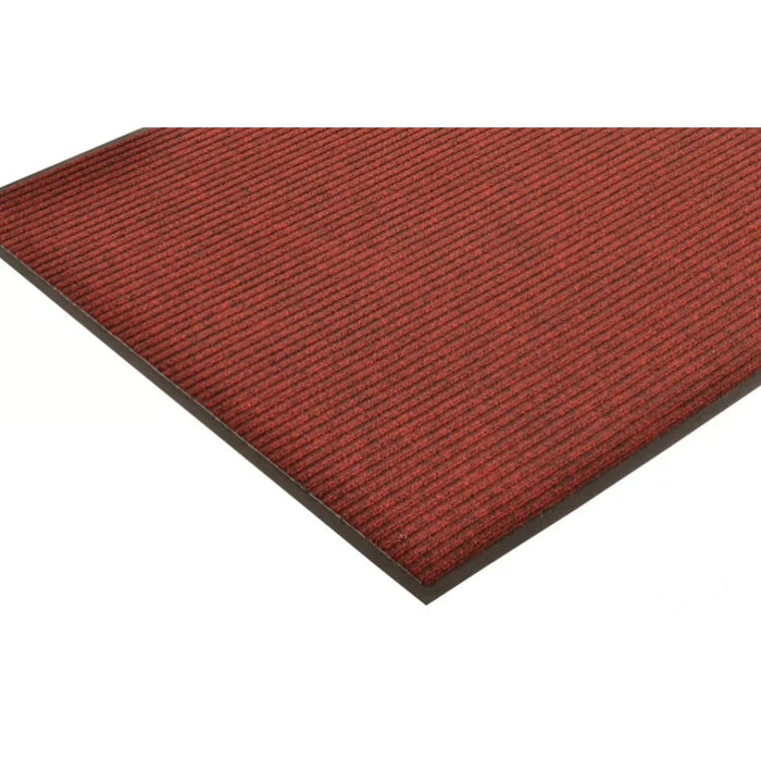 Notrax® Heritage Rib Heavy Weight Scraper Entrance Floor Entry Mats - 4' x 8' Feet - Red / Black