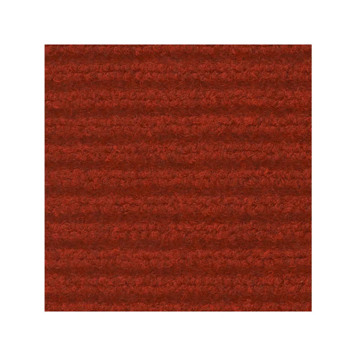 Notrax® Brush Step® Low Profile Entry Rug Floor Mats - 6' x 60' Feet - Red / Black