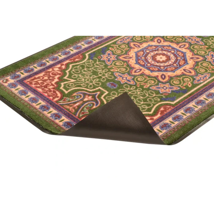 Notrax® Orientrax® Water Absorbing Rug Entry Floor Mats - 4' x 6' Feet - Forest Green