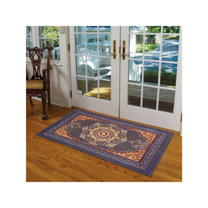 Notrax® Orientrax® Water Absorbing Rug Entry Floor Mats - 5' x 8' Feet - Sapphire