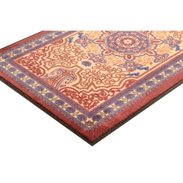 Notrax® Orientrax® Water Absorbing Rug Entry Floor Mats - 4' x 6' Feet - Burgundy
