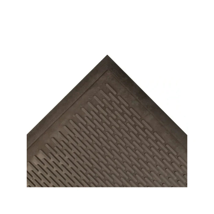 Notrax® Finger Scrape® Moisture Trap Entry Scraper Floor Mats T28 Series - 36'' x 72'' Inches - Black